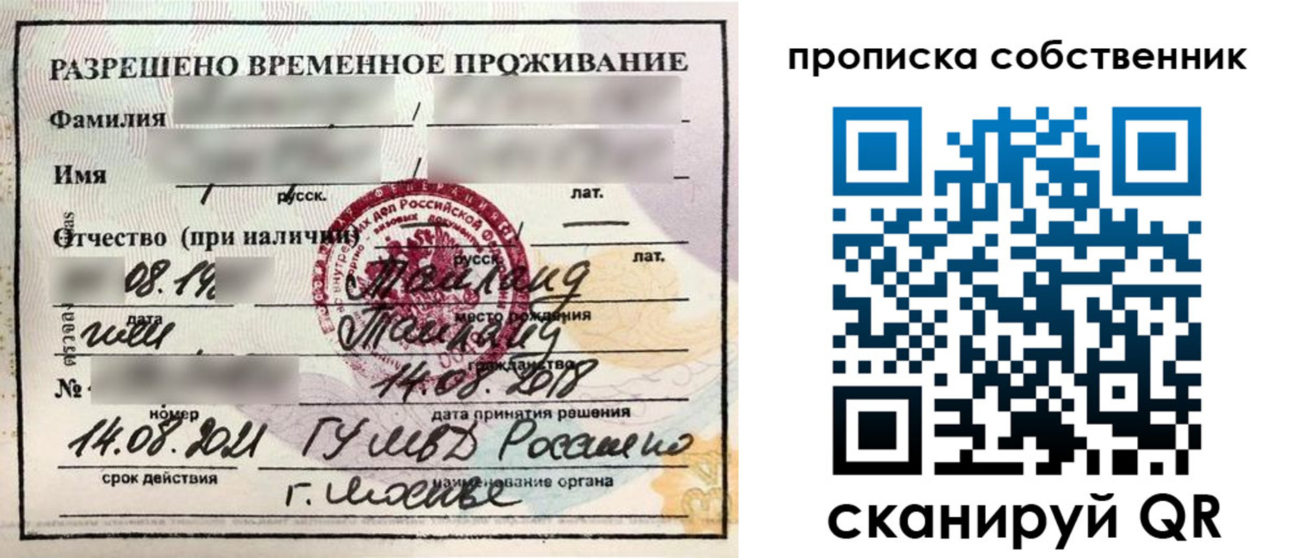 прописка штамп в Бабаево
